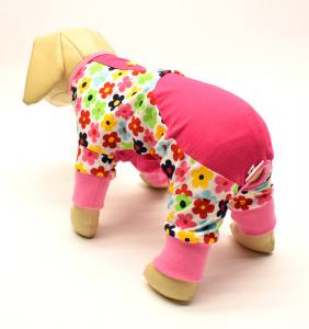 Pyjama Jogginganzug * FLOWER *Hausanzug für Hunde