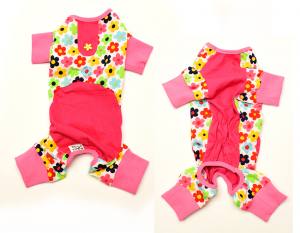 Pyjama Jogginganzug * FLOWER *Hausanzug für Hunde