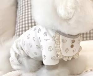 Pyjama,Anzug,Hausanzug ANIMALS mit Lätzchen