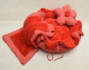Hundebett RED FLOWER  Limited Edition Gr.2