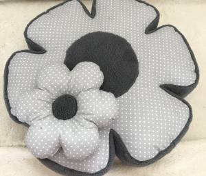 Hundebett RIESEN BLUME GREY Handmade