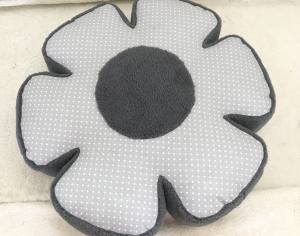 Hundebett RIESEN BLUME GREY Handmade