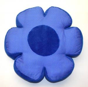Hundebett RIESEN BLUME BLAU Handmade