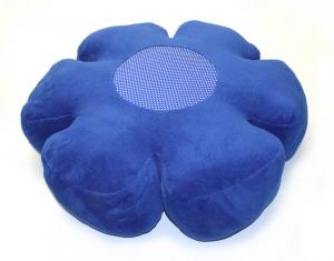 Hundebett RIESEN BLUME BLAU Handmade
