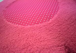Hundebett RIESEN BLUME PINK Handmade