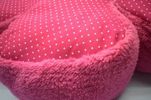 Hundebett RIESEN BLUME PINK Handmade