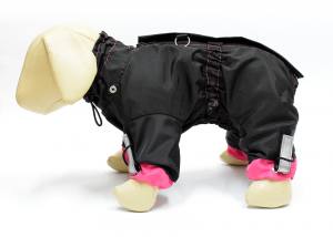 Regenanzug für Hunde LULU mit D-Ring extra für Weibchen