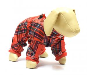 Regenanzug für Hunde * RED FRED * mit D-Ring