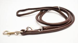 Rundlederleine,Lederleine,2,20 m Lang, Durchmesser 12 mm