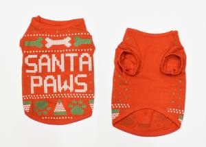 **SANTAS PAWS**Nikolaus Helfer T-Shirt für Hunde