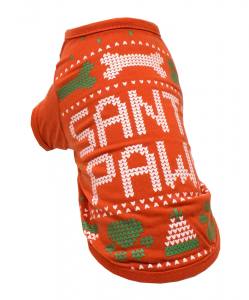 **SANTAS PAWS**Nikolaus Helfer T-Shirt für Hunde