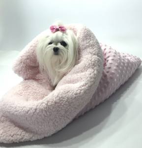 Schlafsack ,Decke ,Spielplatz für Hunde MINKY ROSE