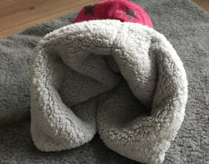 Schlafsack ,Decke ,Spielplatz für Hunde STAR PINK GREY
