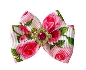 Hunde Schleife FLOWERS ROSEN
