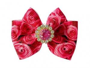 Hunde Schleife FLOWERS Handmade