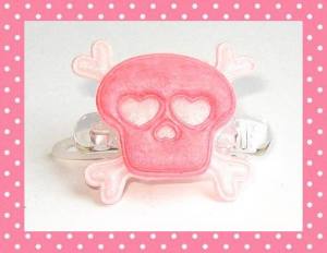 Schleife für Hunde SKULLY -HEART