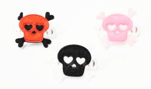 Schleife für Hunde SKULLY -HEART