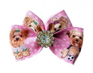 Hunde Schleife Yorkshire Terrier pink