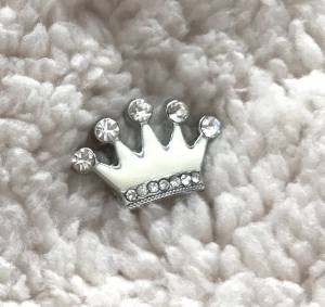 Hunde Schmuck für das Halsband * KRONE WEISS*