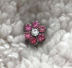 Hunde Schmuck für das Halsband * ROSA BLUME *