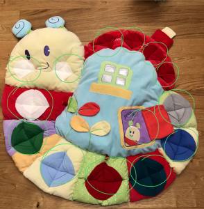 Schnecke Schnüffelteppich Spielteppich für Hunde,Katzen,Welpen
