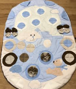 Schnüffelteppich HUNDE  für Hunde,Katzen,Welpen
