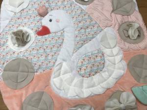 Schnüffelteppich SCHWAN mit Bögen für Hunde,Katzen,Welpen