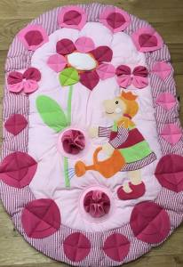 Schnüffelteppich PUPPE mit  Blume mit Bögen für Hunde,Katzen,Welpen