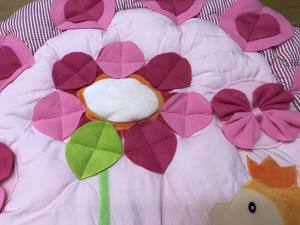 Schnüffelteppich PUPPE mit  Blume mit Bögen für Hunde,Katzen,Welpen