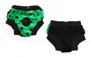 Schutzhöschen * DogsZone *GREEN DOTS *bis XXXL