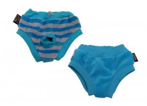 Schutzhöschen * DogsZone SKYBLUE* BIG STRIPES*