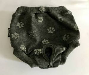 Schutzhöschen für Hündinnen GREY PAW EXTRA LARGE aus Jersey
