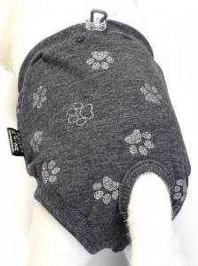 Schutzhöschen für Hündinnen GREY PAW EXTRA LARGE aus Jersey