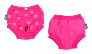 Schutzhöschen für Hündinnen PINK PAW EXTRA LARGE aus Jersey
