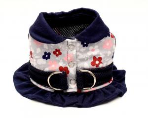 Softgeschirr *DARKBLUE FLOWER *