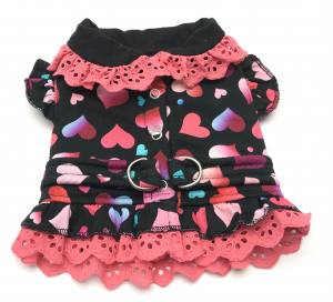Softgeschirr *LOVELY BLACK HEART *