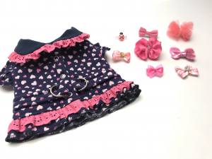 Softgeschirr *LOVELY DARKBLUE HEART *
