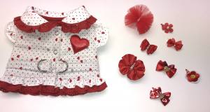 Softgeschirr *LOVELY WHITE HEART *