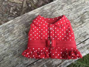 Softgeschirr * Red & White * Dots
