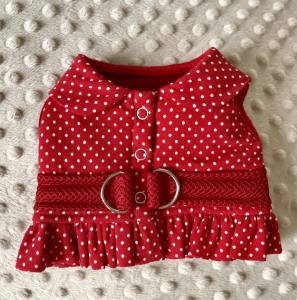 Softgeschirr * Red & White * Dots