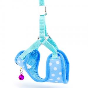 Softgeschirr SET mit Leine DOTS BLUE auch Welpen