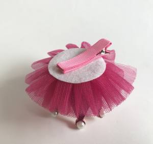 Hunde Spange BIG Krone PINK