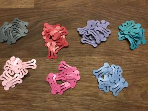 Hunde Spange KLIPP KNOCHEN Haarspange Metall Clip Hund
