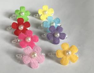 Hunde Spange *PEARL FLOWER *