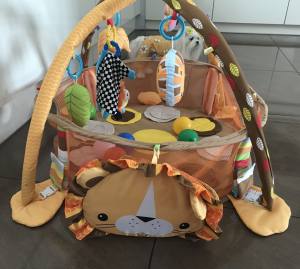 Spielpool LÖWE  mit Schnüffelteppich  für Hunde,Katzen,Welpen