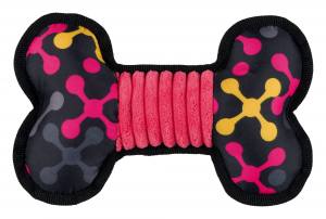 Hunde Spielzeug Sporty Knochen, Plüsch/Polyester, schwimmt