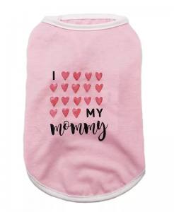 Hunde T-Shirt I LOVE MY MOMMY