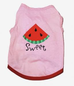 Hunde T-Shirt Rosa Melone