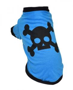 Hunde T-Shirt SKULL Restposten