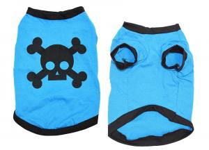 Hunde T-Shirt SKULL Restposten